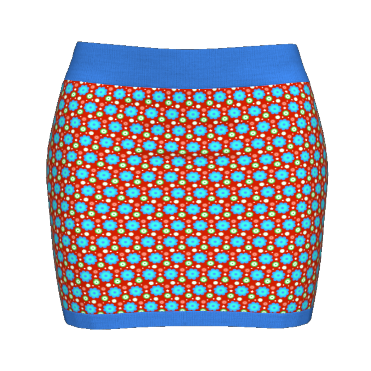 Woman Simple Skirt - Floral