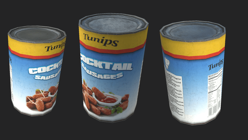 Can of Cocktail Sausages