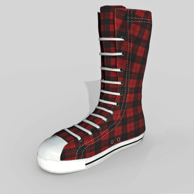 High sneakers Red Female shoes