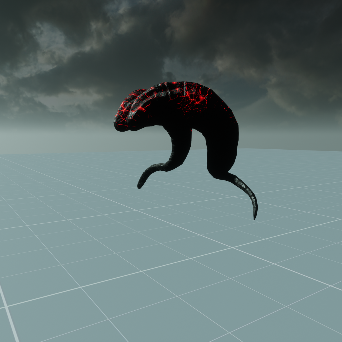 Demon Horns Male Skeleton