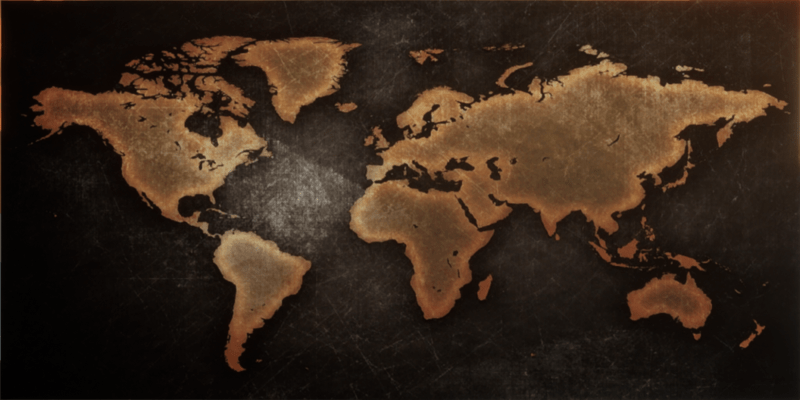 Wall Art Metal World