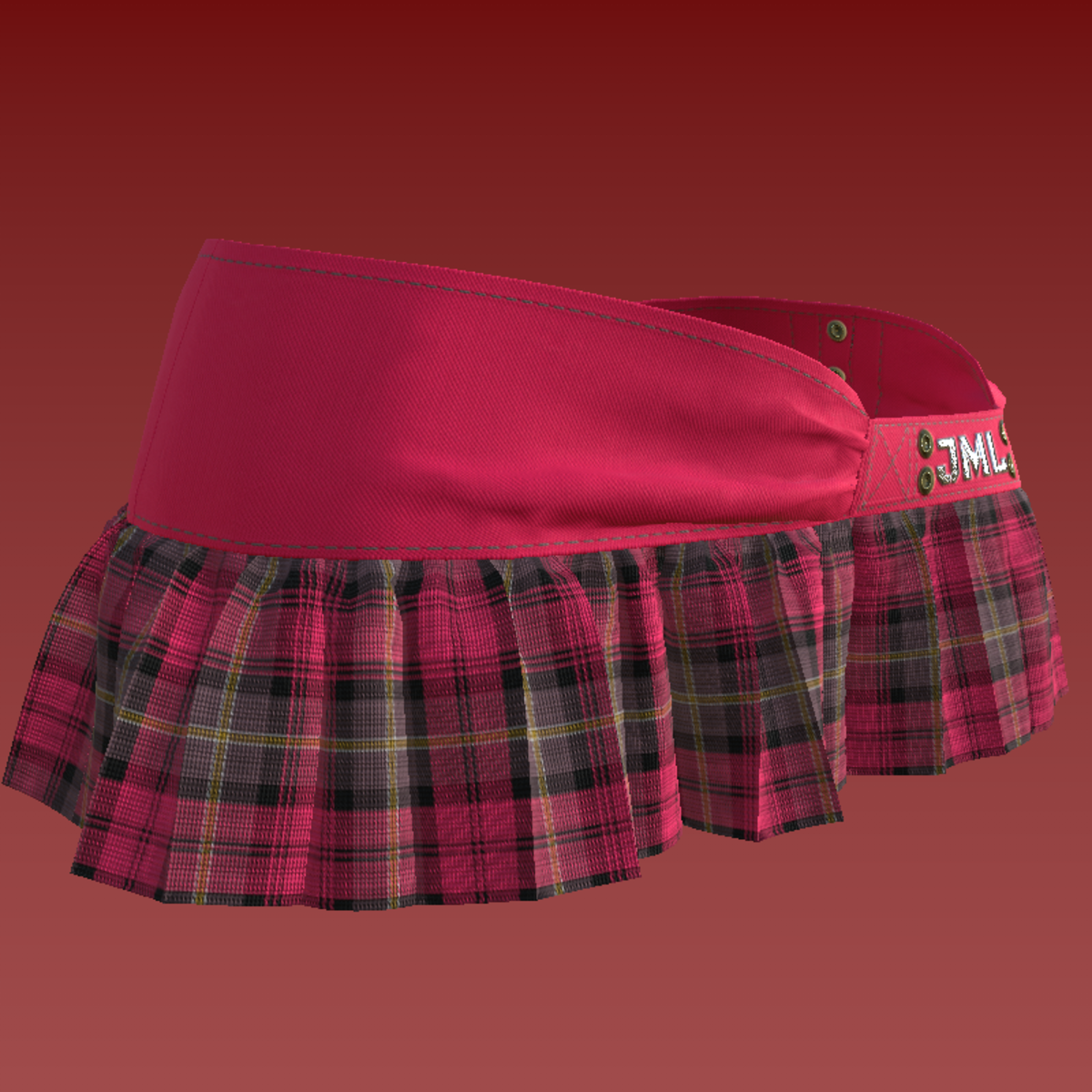 ISSA_ SKIRT_ FUCHSIA_