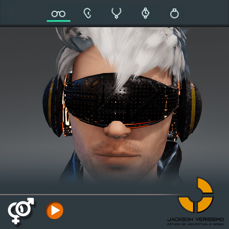 VR Glasses Pulsar- Black Sith