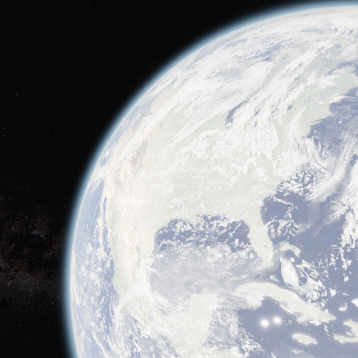Mid Earth Orbit GOM midday skybox