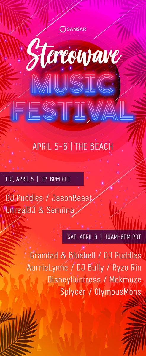 Stereowave Music Festival Sign