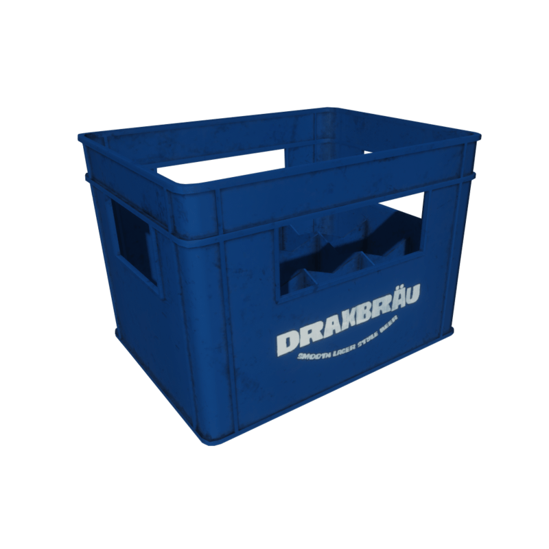 Draxbrau beer case empty