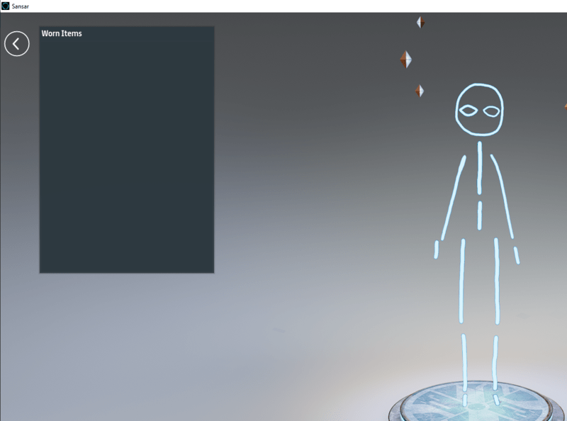 Emissive Stickman Blue