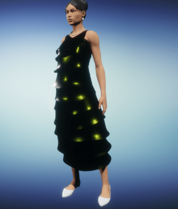 rose petal dress_serpent