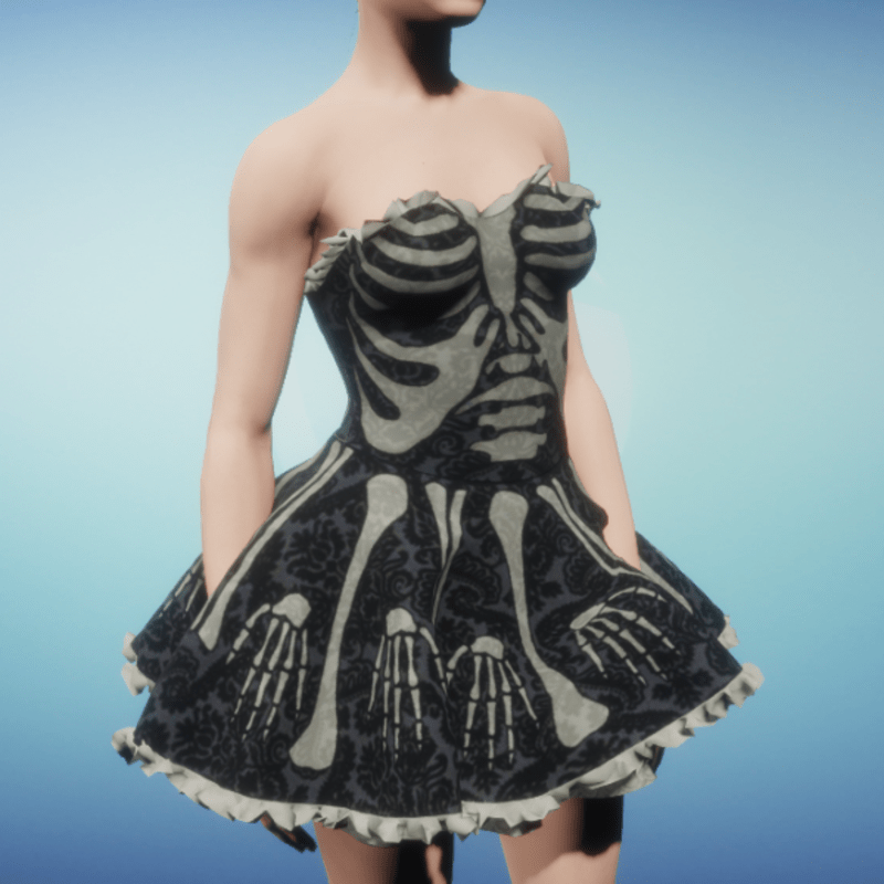 Dress Damask & Bone