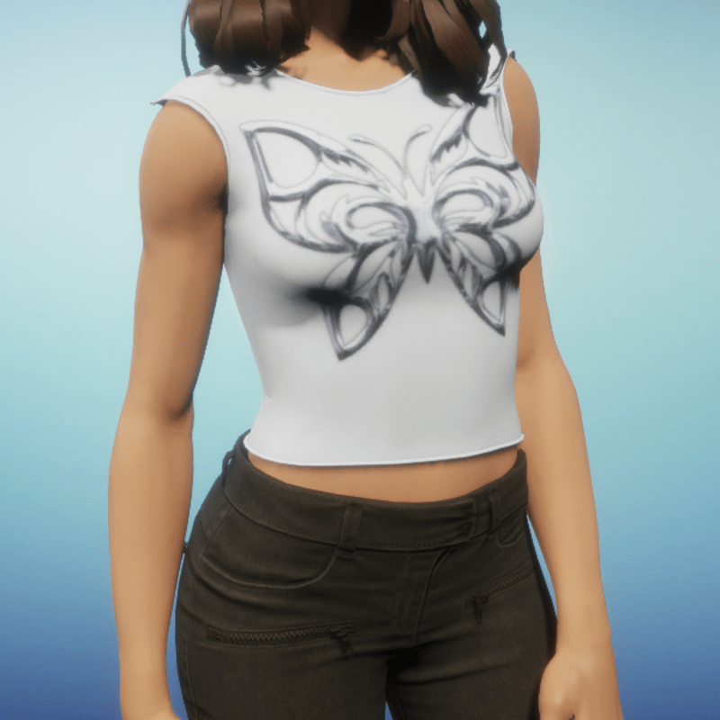 Shirt Butterfly