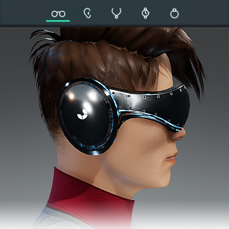 VR Glasses Pulsar- Blue Metal