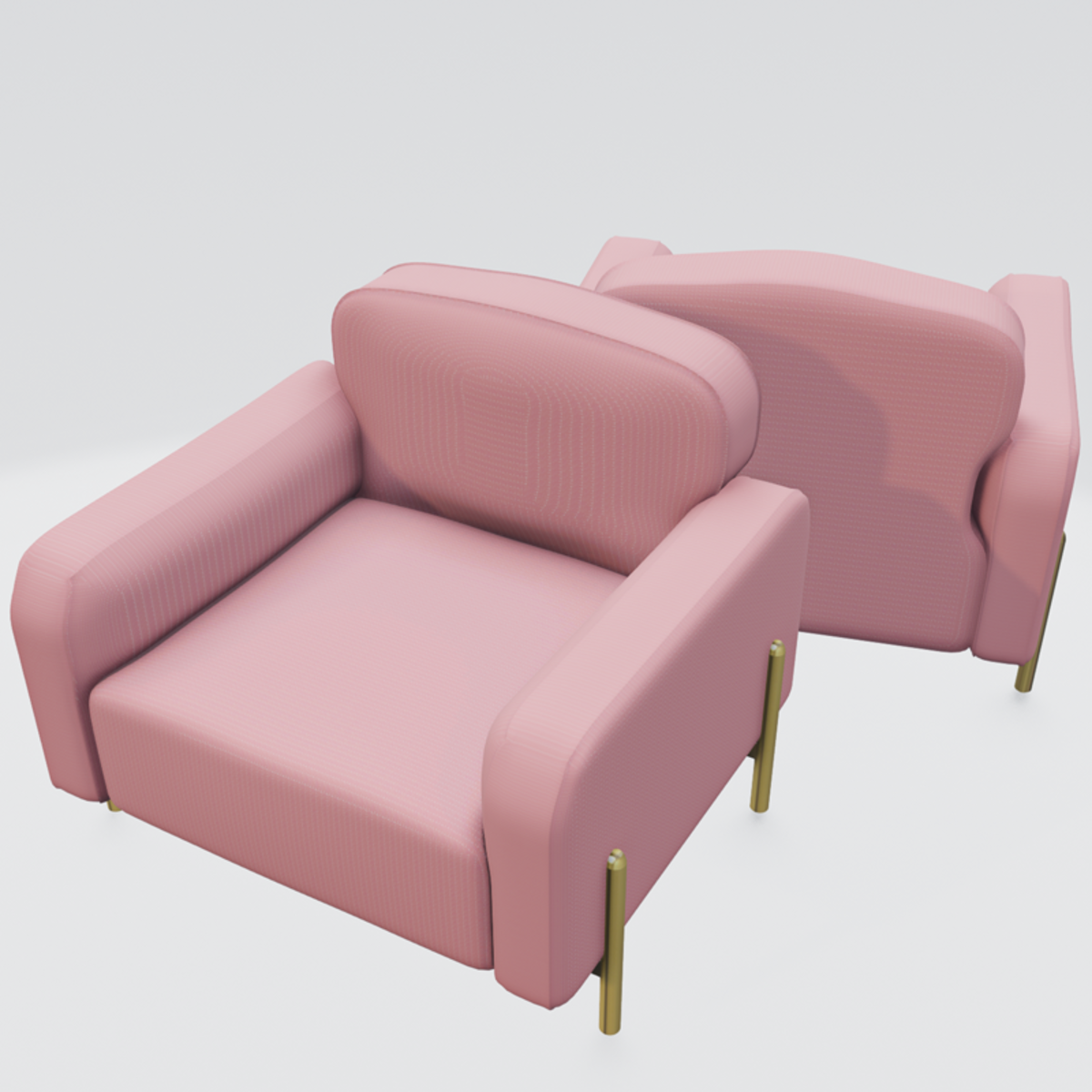 Hero Lounge Chair Pink