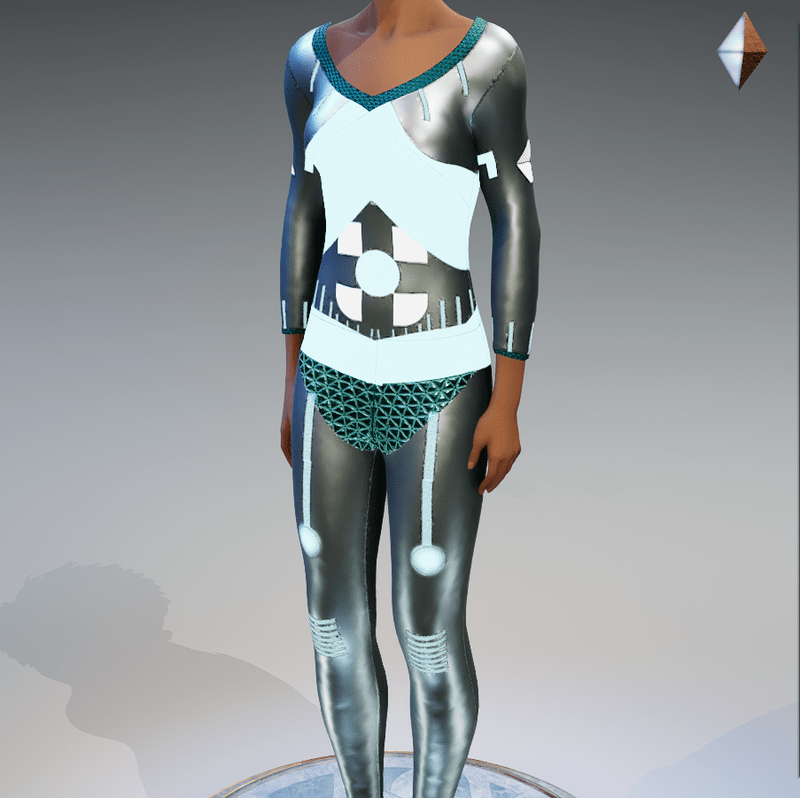 Jumpsuite Glow Metallic