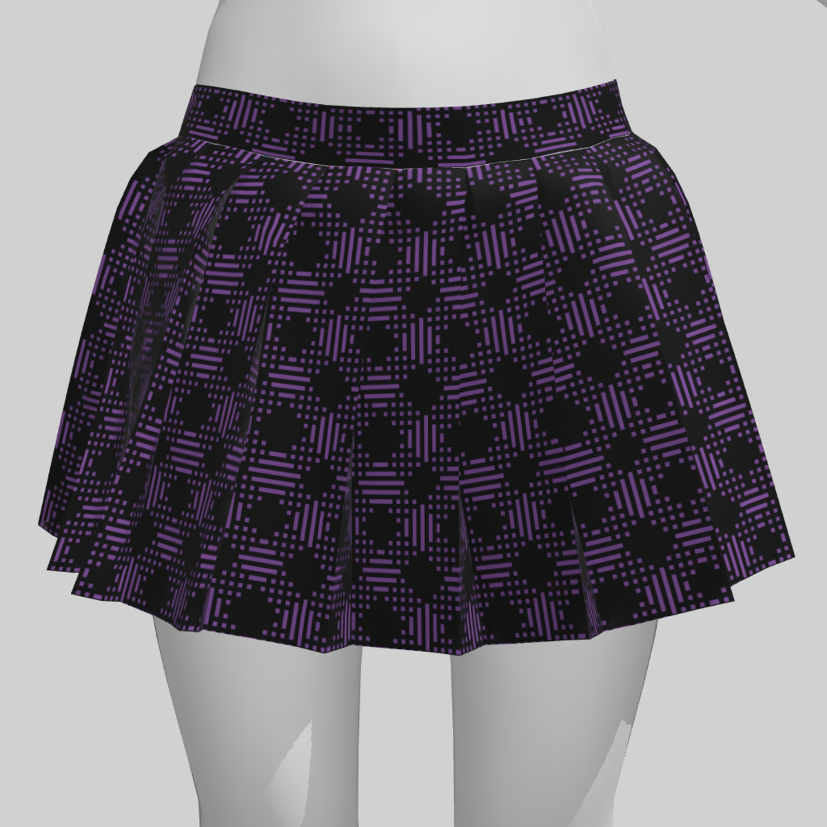 Skirt Jane Plaid Violet