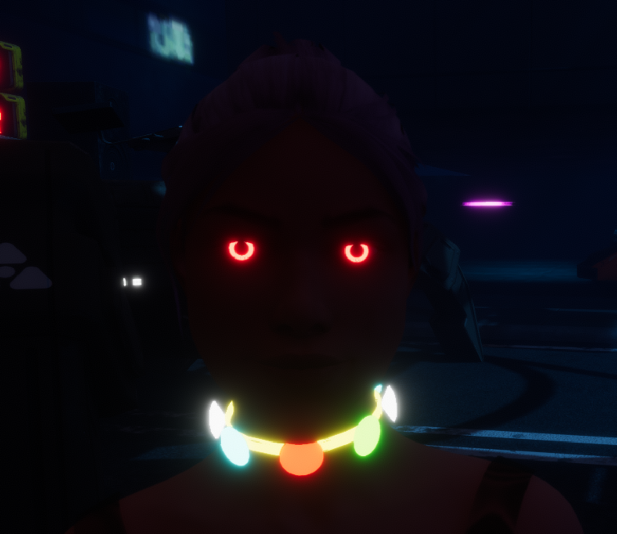 Female go-GLOW Red Eyes