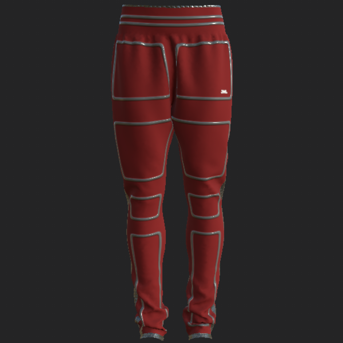 NEO SPORT PANTS_ RED GRAY