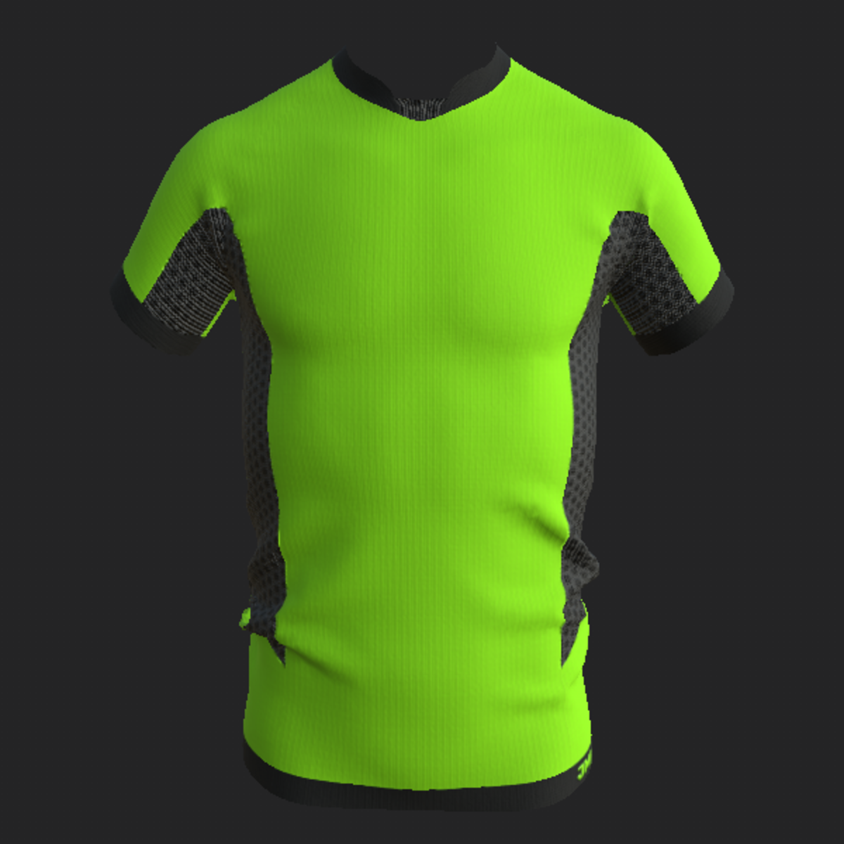 SPORT SHIRT LIGHT GREEN BLACK