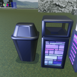 Public Garbage Cans