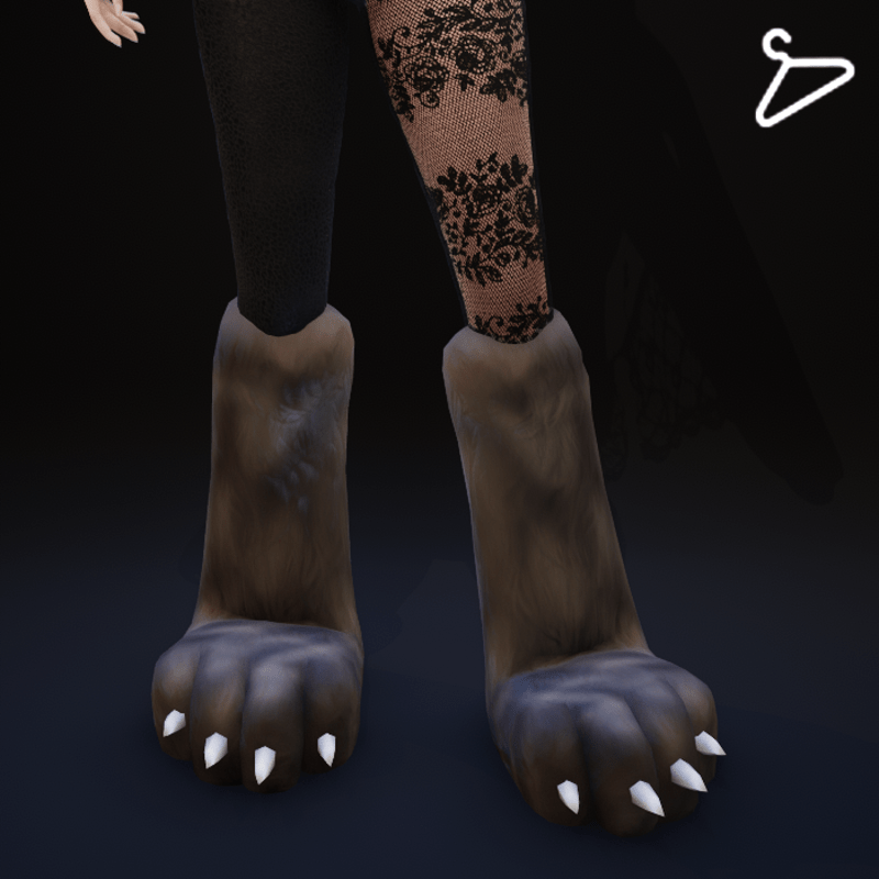 Cat Paw Boots - Brown Tabby