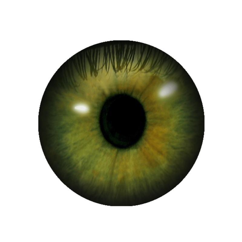 Contact Lenses (female) - Yellow Green