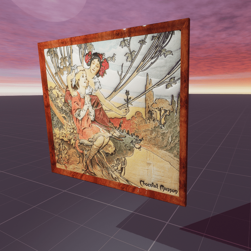 Two Women in the Country Alphonse Mucha