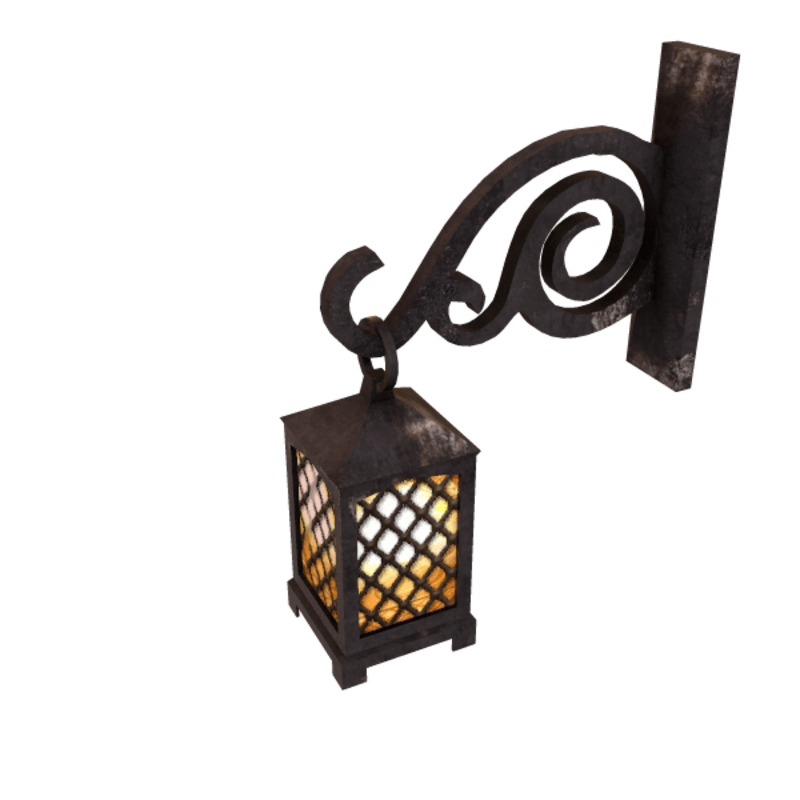 Medieval Style Wall Lamp