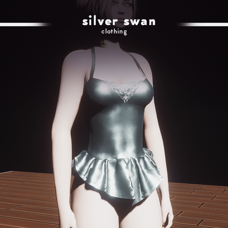 Silver Swan Dress