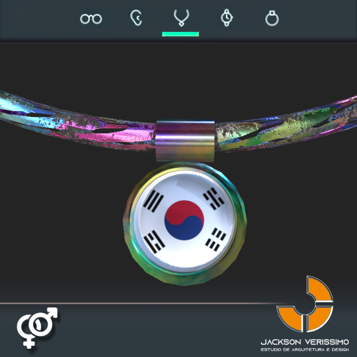 Global Necklace- South Korea