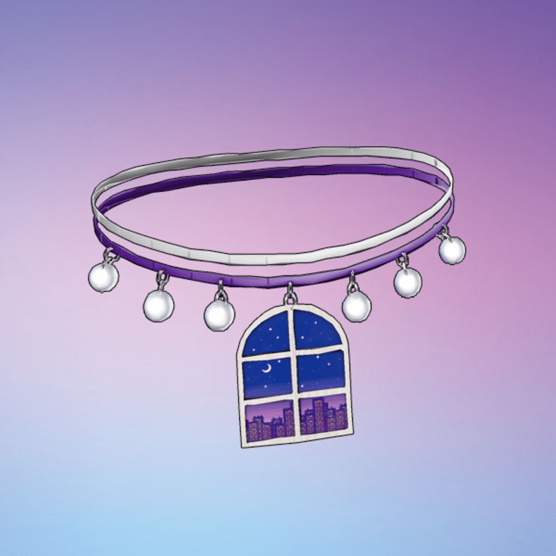 Dreamful Choker Purple