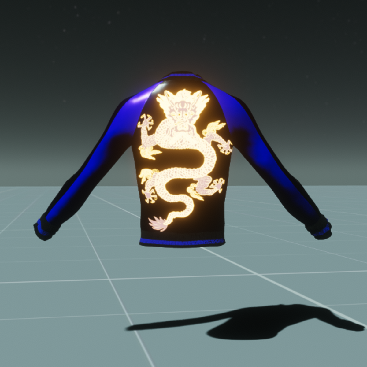 Dragon Jacket Blue/Black