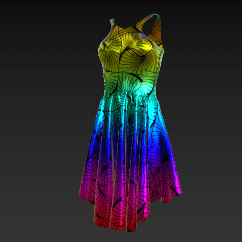 Dress Berlin Rainbow
