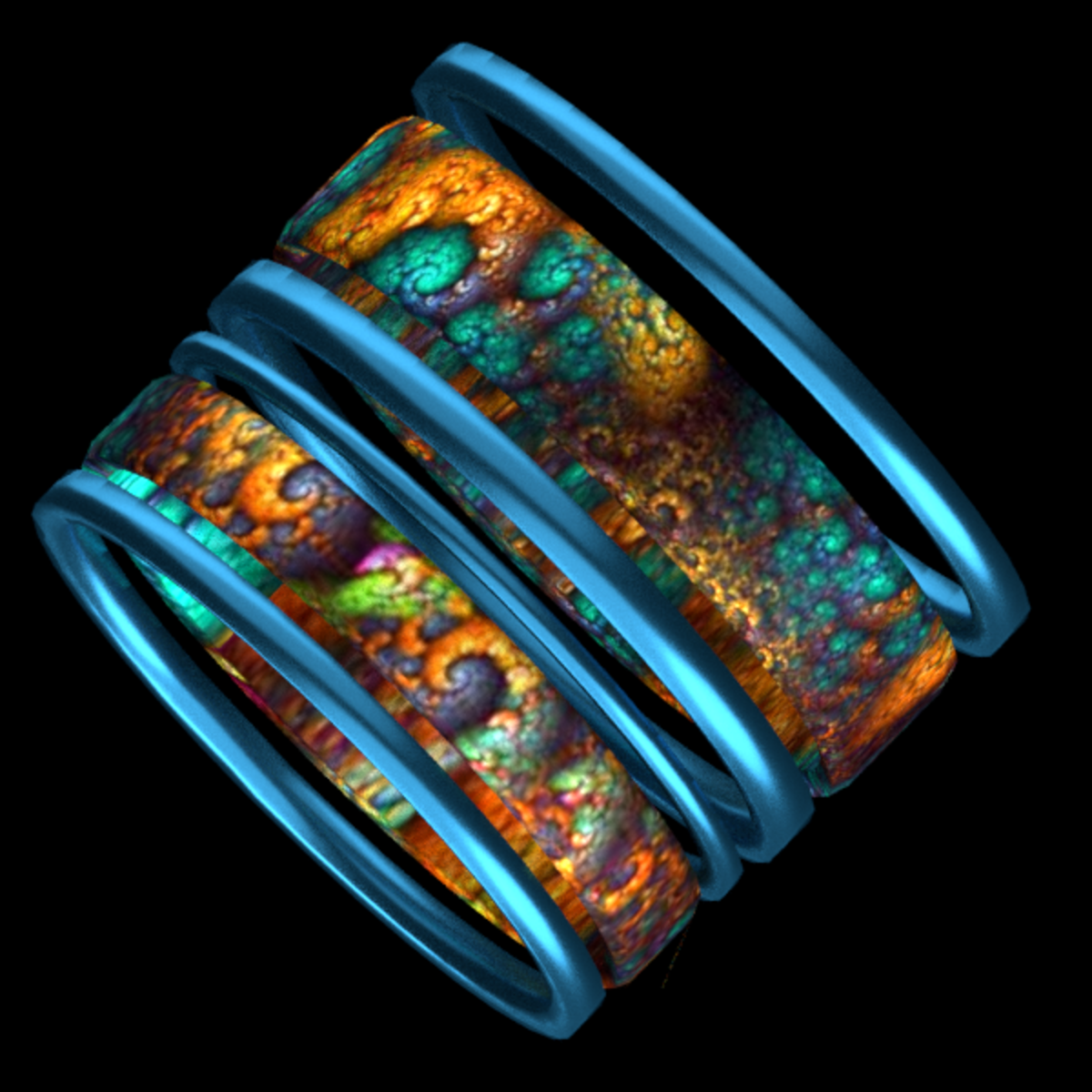 Neon Bangles Blue