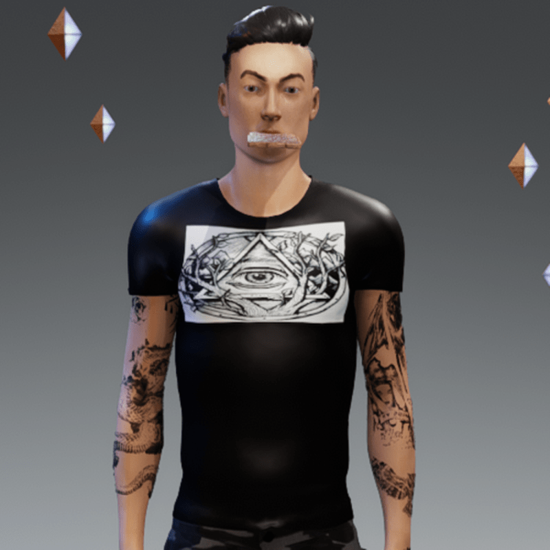 Male illuminati shirt_1
