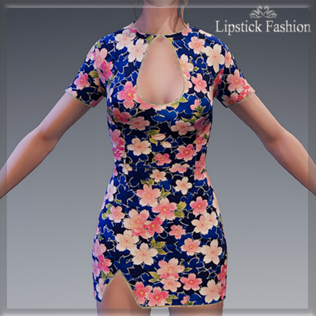L.F. Mikado Dress - Blue
