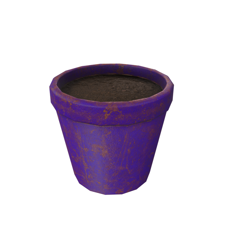Flower Pot - Purple