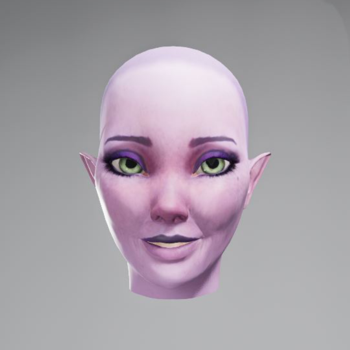 Vinx's Head Smile (Eyes Green)