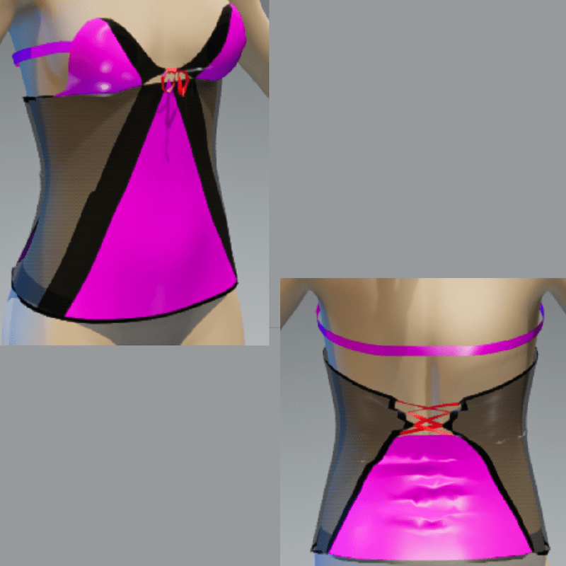 Pink Corset cut Cute v1
