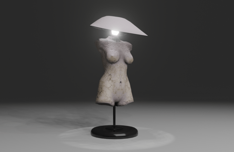 Bust Lamp