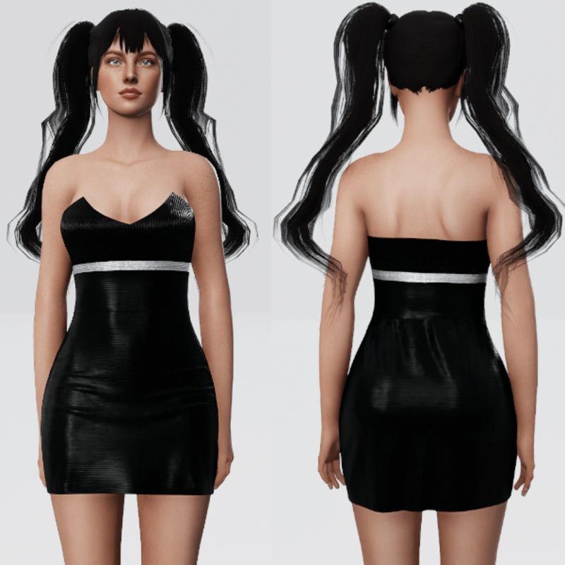 Firefly Party Dress - Black