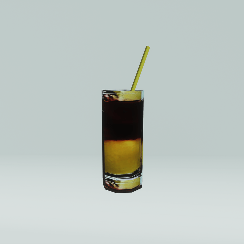 Banana Shake Rum Cocktail