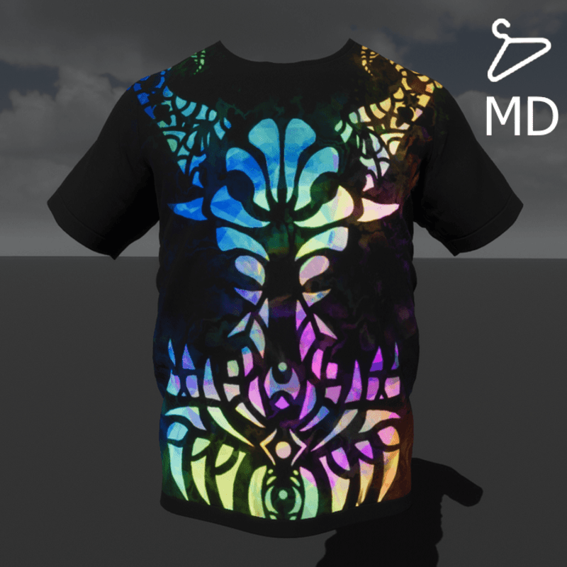 Empowered Demon (M) T-Shirt (Emissive Animated)