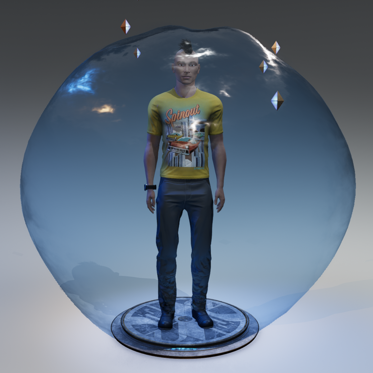 Fullbody bubble