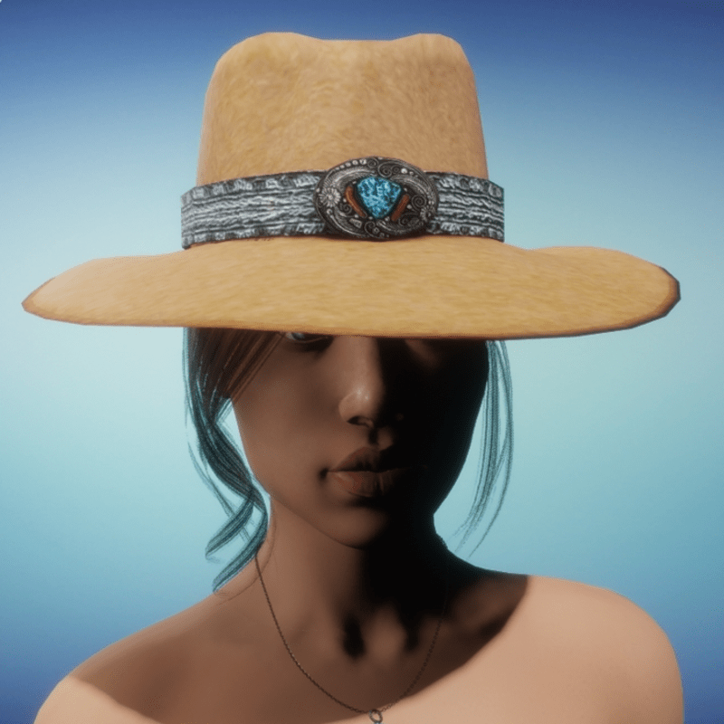 COWGIRL HAT - Tan