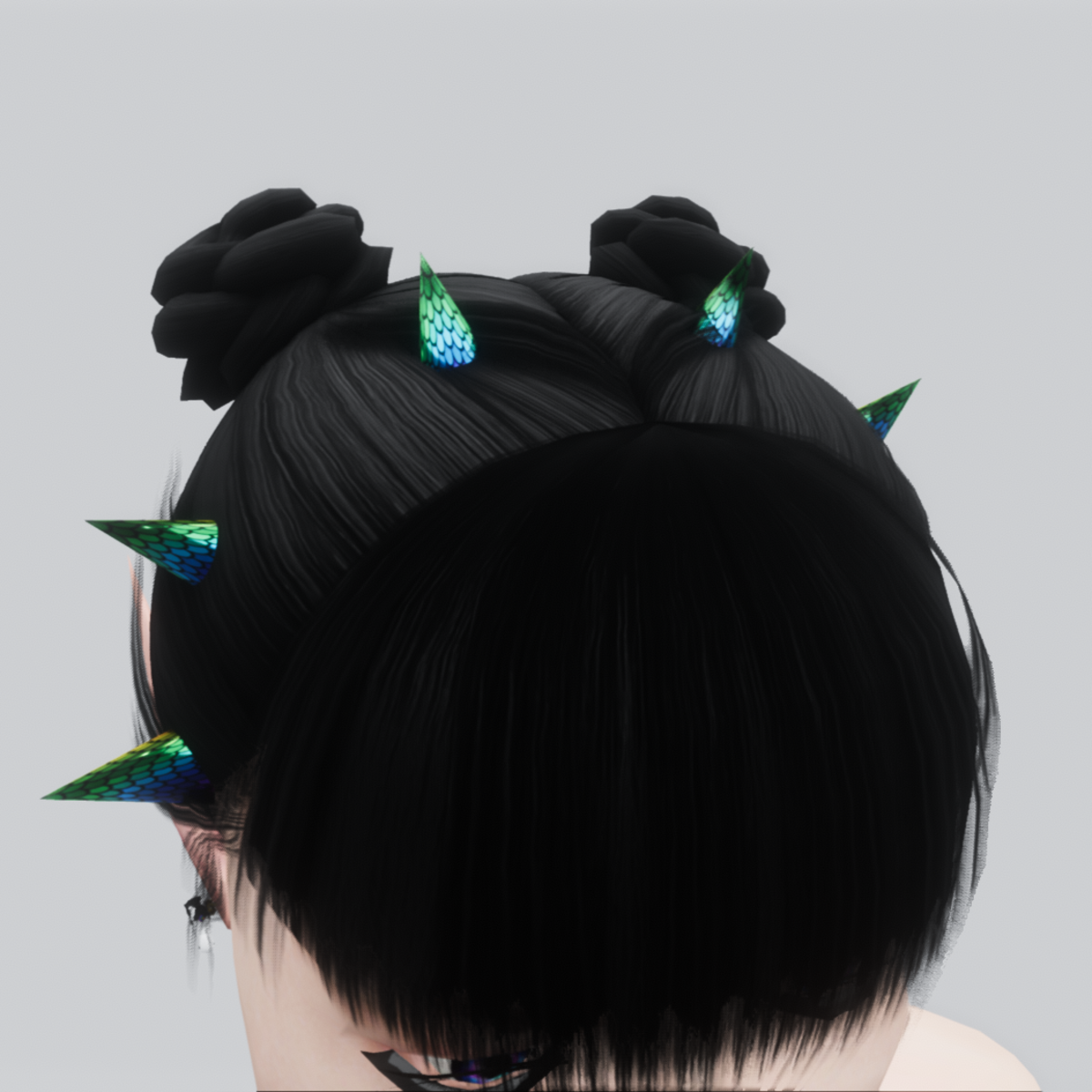 Emo Spiked Headband 04