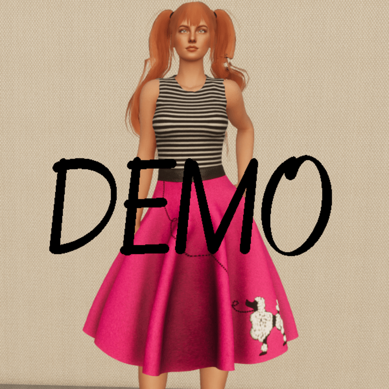 Poodle Skirt Dress - DEMO