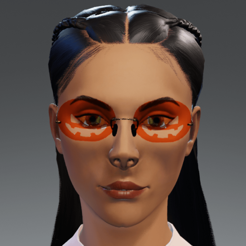 Pumpkin Sunglasses Orange