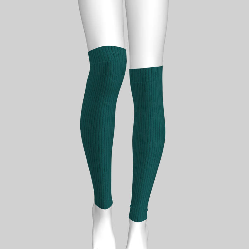 Stockings Emilie Knitted Emerald 2.0
