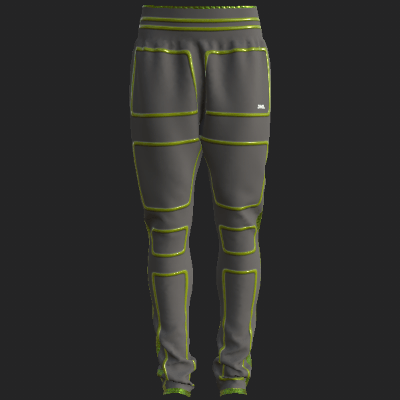 NEO SPORT PANTS_ GRAY GREEN