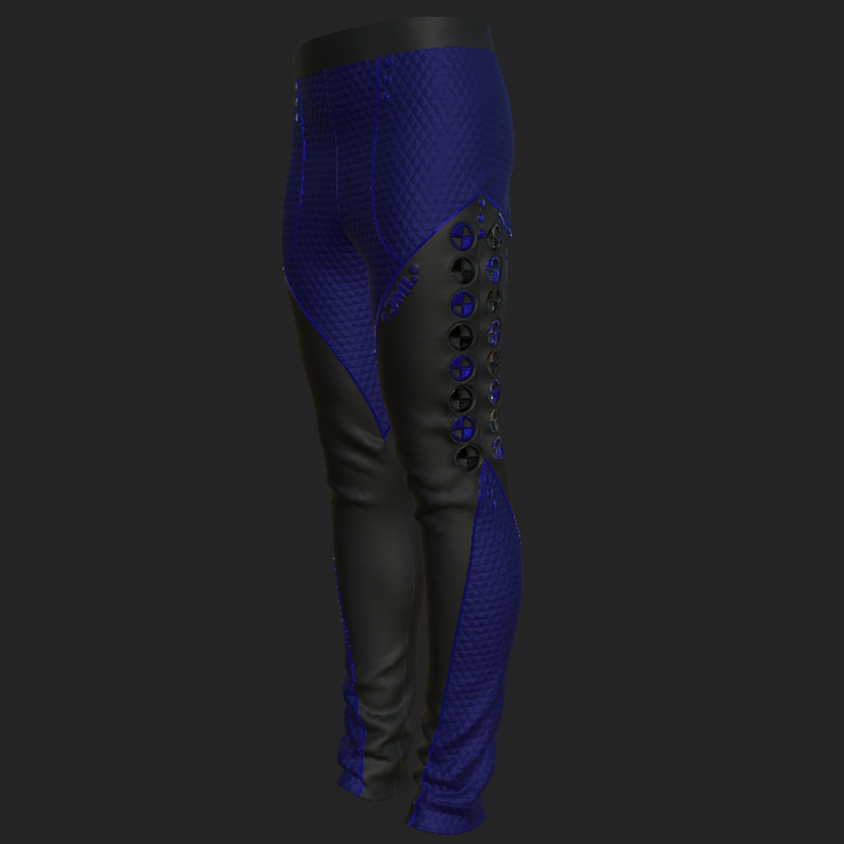 IBO_ PANTS_ EMISSIVE BLUE