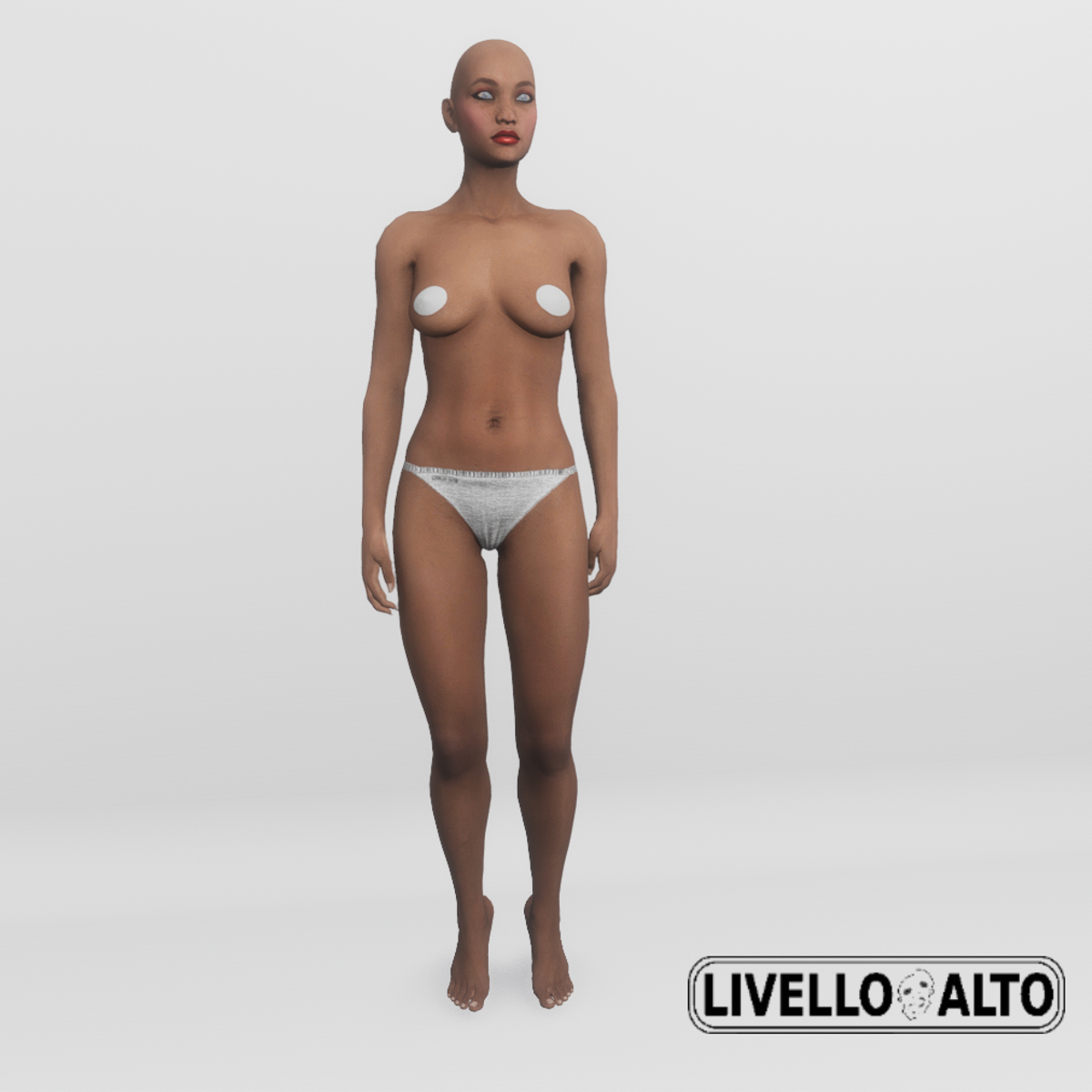 Nicci@Shape_Dark Skin Ellie Cat